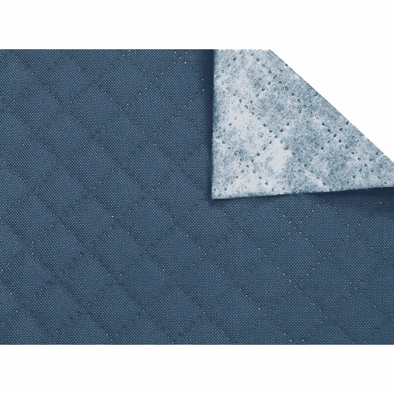Prošívaná polyesterová tkanina 600d pu karo modrá 25 m