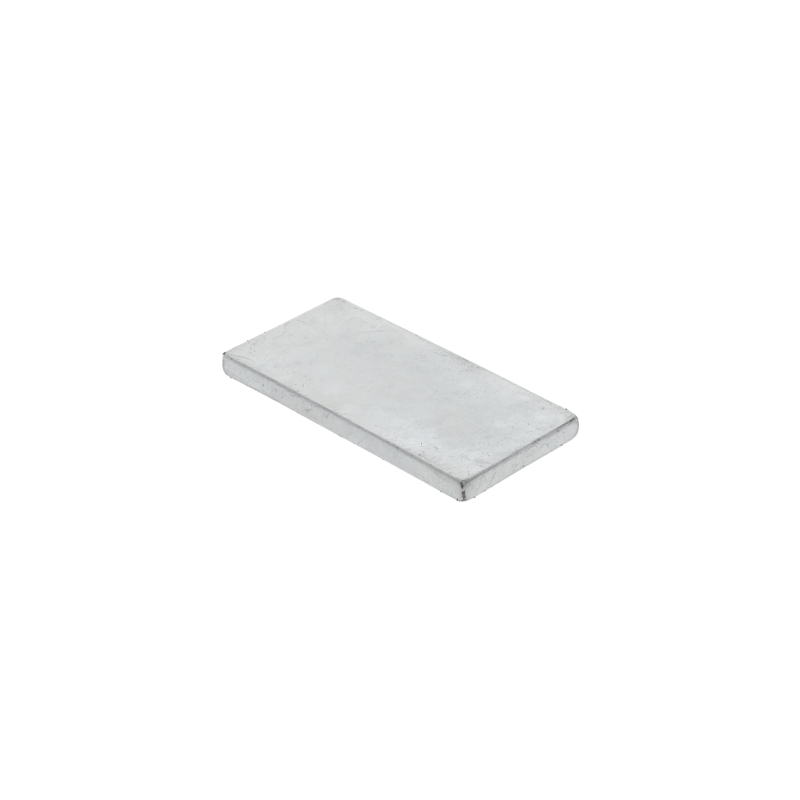 Magnetic button rectangular raw 40/20 mm 25 pcs