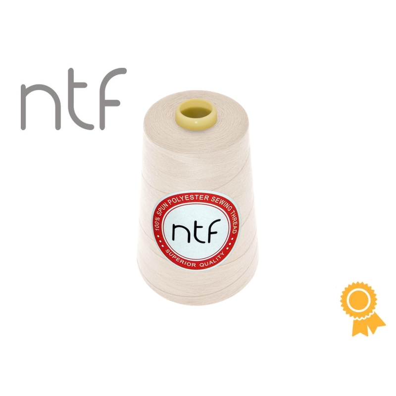 Nici poliestrowe NTF 120 (40/2)  białożółte A504 5000 yd