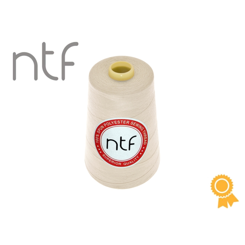 Nici poliestrowe NTF 120 (40/2)  jasnożółte zgaszone A510 5000 yd