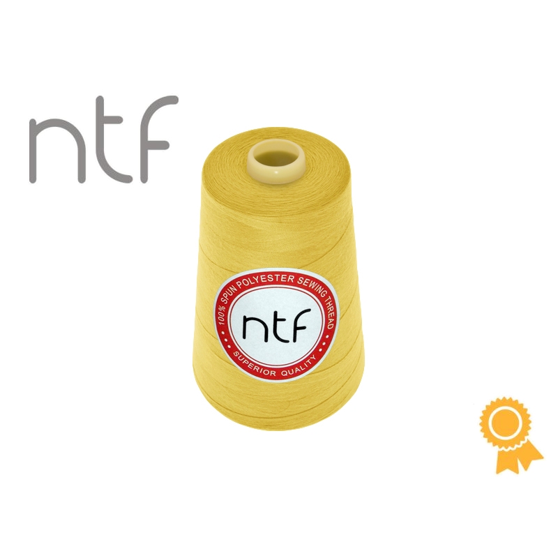 Nici poliestrowe NTF 120 (40/2)  żółtocytrynowe A516 5000 yd