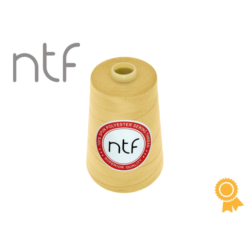 Nici poliestrowe NTF 120 (40/2)  żółte A517 5000 yd