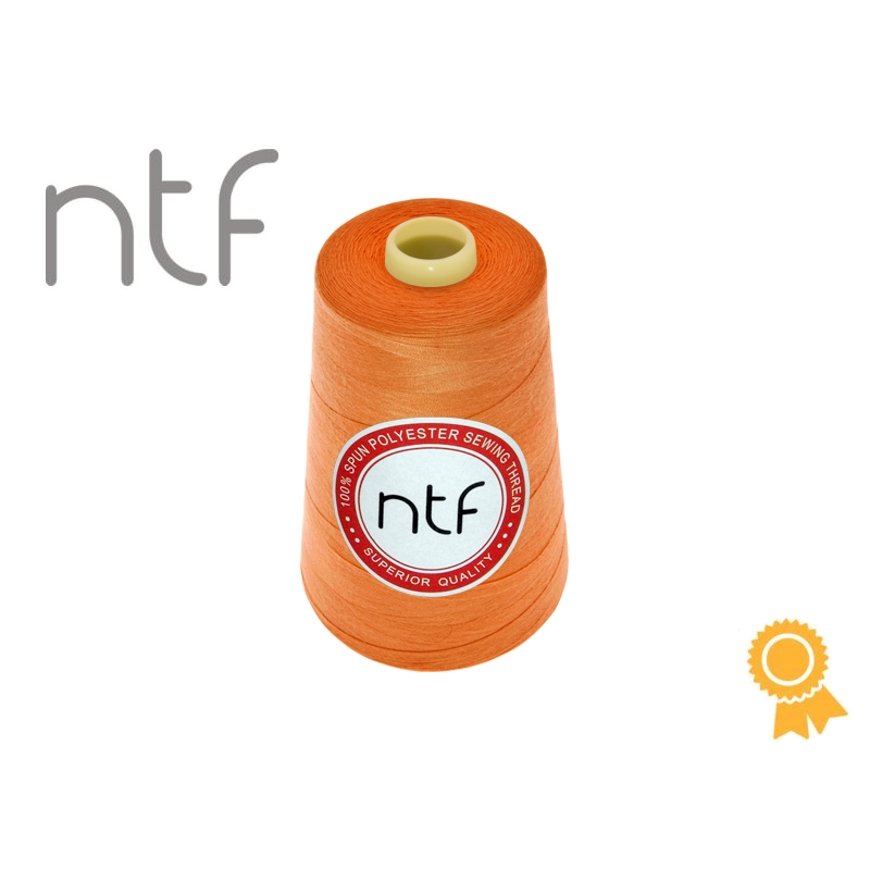 Nici poliestrowe NTF 120 (40/2)  pomarańczowe A523 5000 yd