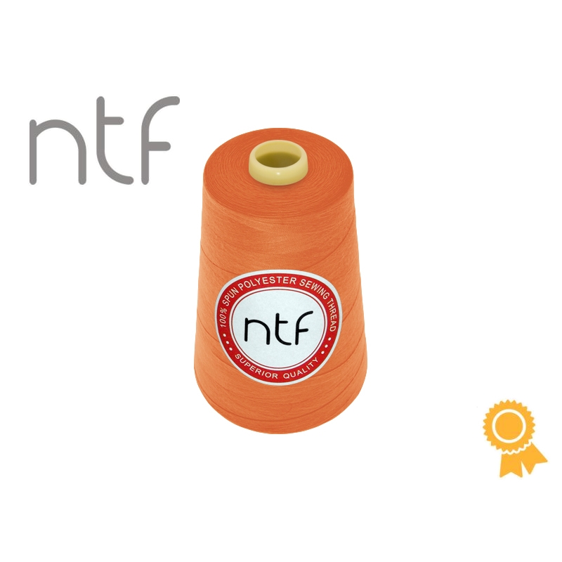 Nici poliestrowe NTF 120 (40/2)  soczyste pomarańczowe A525 5000 yd