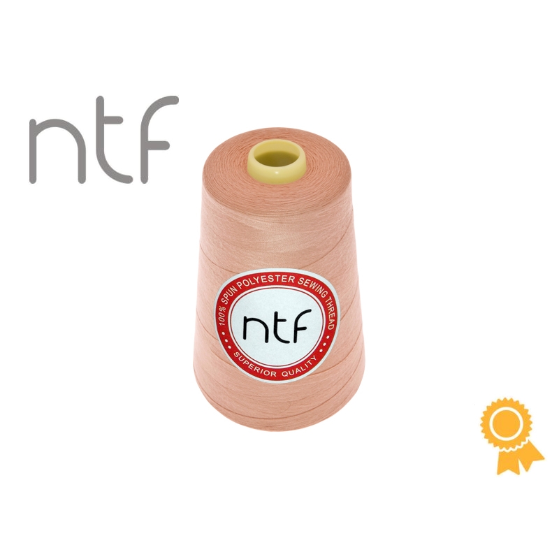 Nici poliestrowe NTF 120 (40/2)  brzoskwiniowopomarańczowe A536 5000 yd