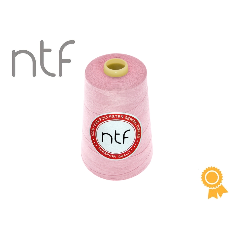 Nici poliestrowe NTF 120 (40/2)  różowe zgaszone A548 5000 yd