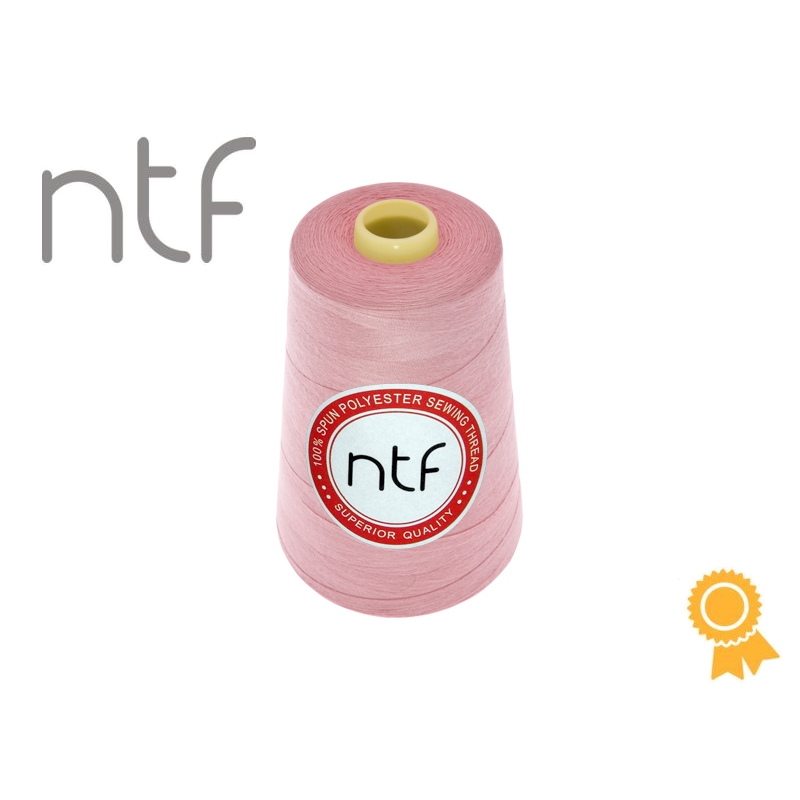 Nici poliestrowe NTF 120 (40/2)  bladoróżowe A551 5000 yd