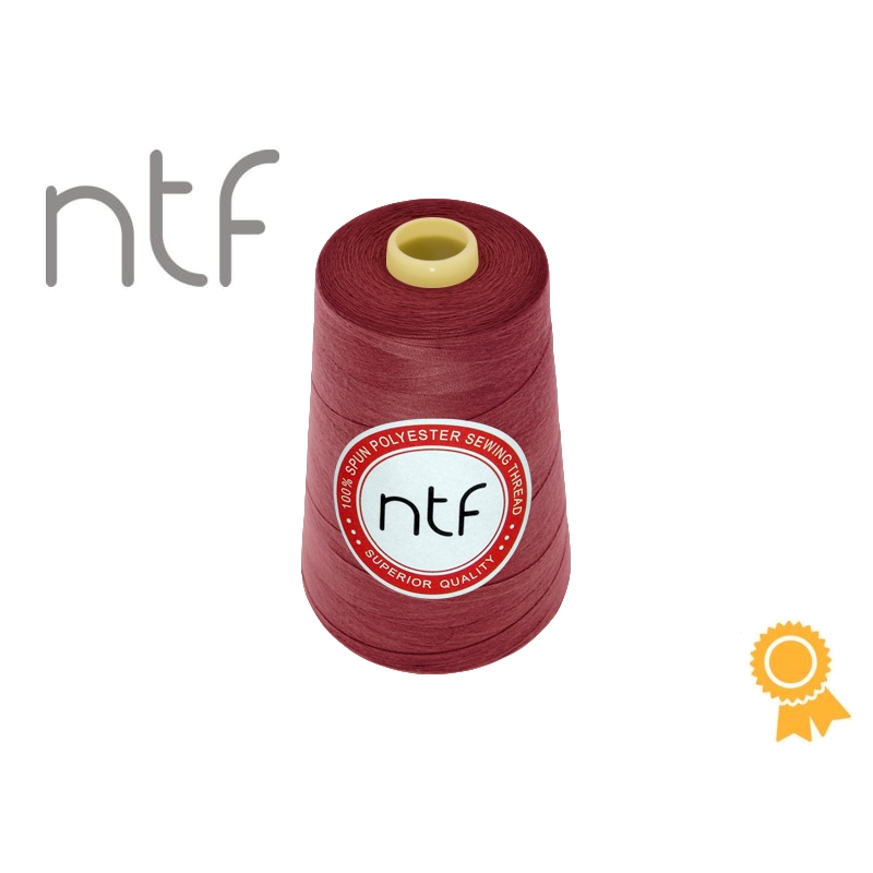 Nici poliestrowe NTF 120 (40/2)  czerwonoceglane A578 5000 yd