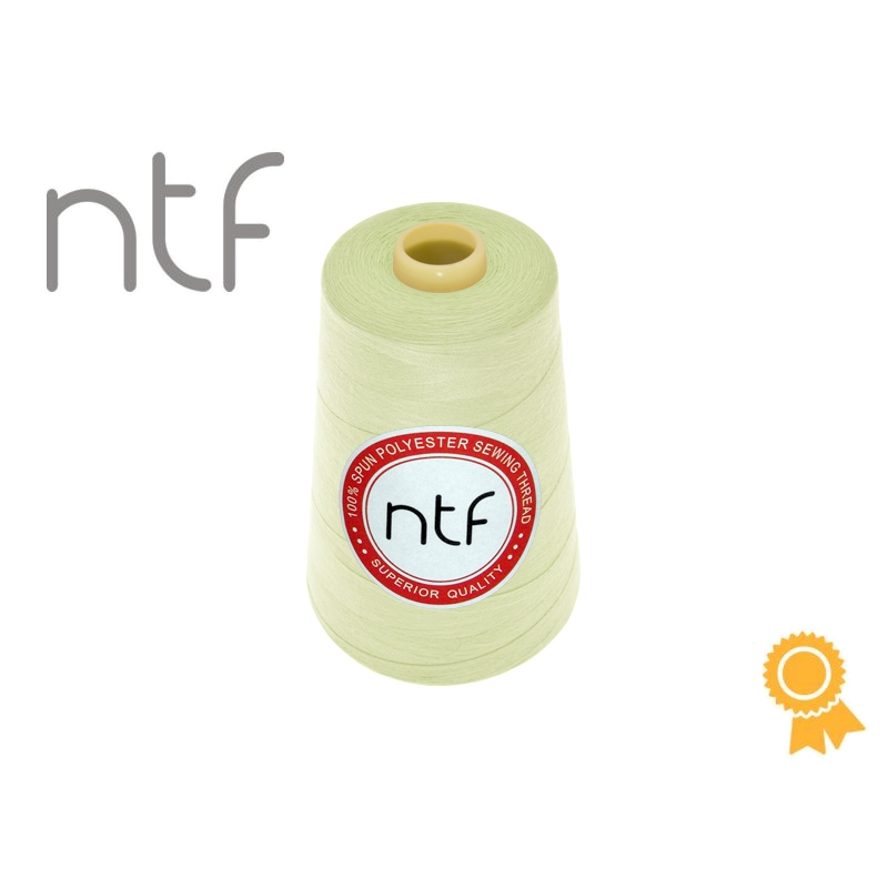 POLYESTER THREADS NTF 40/2WHITE-GREEN A582 5000 YD