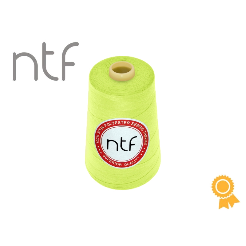 Nici poliestrowe NTF 120 (40/2)  żółte neonowe A583 5000 yd