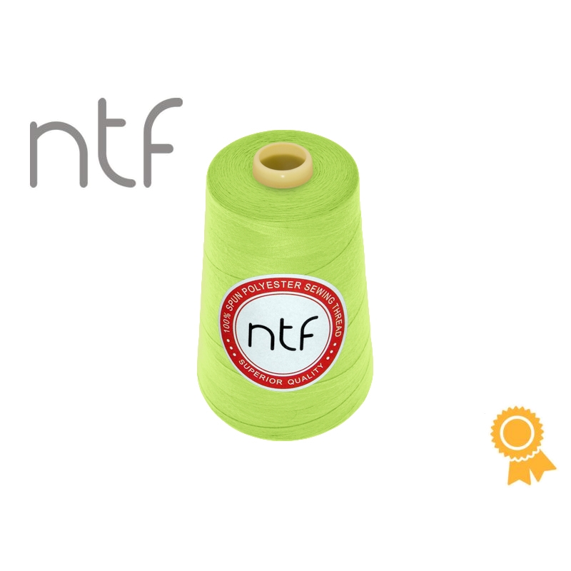 Nici poliestrowe NTF 120 (40/2)  żółte neonowe intensywne A586 5000 yd