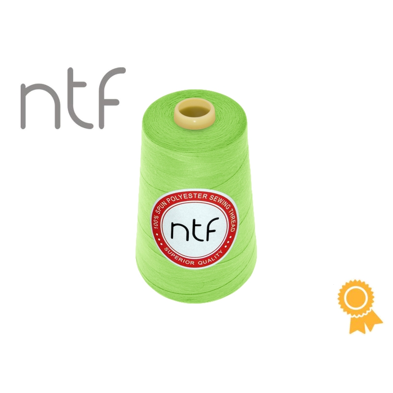 Nici poliestrowe NTF 120 (40/2)  zielone neonowe A587 5000 yd