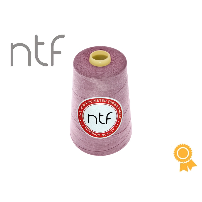 Nici poliestrowe NTF 120 (40/2)  różowe przybrudzone A636 5000 yd
