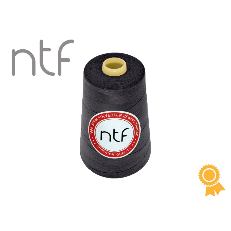 Nici poliestrowe NTF 120 (40/2)  grafitowoczarne A806 5000 yd