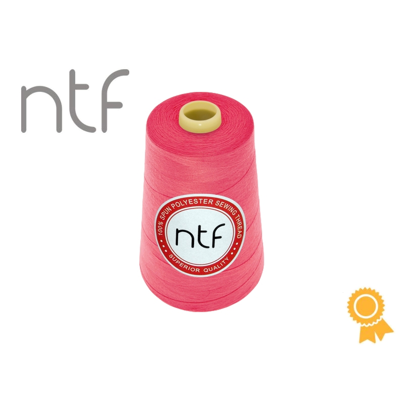 Nici poliestrowe NTF 120 (40/2)  różowe neonowe A669 5000 yd
