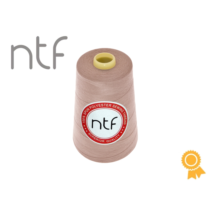 Nici poliestrowe NTF 120 (40/2)  kawa z mlekiem A676 5000 yd