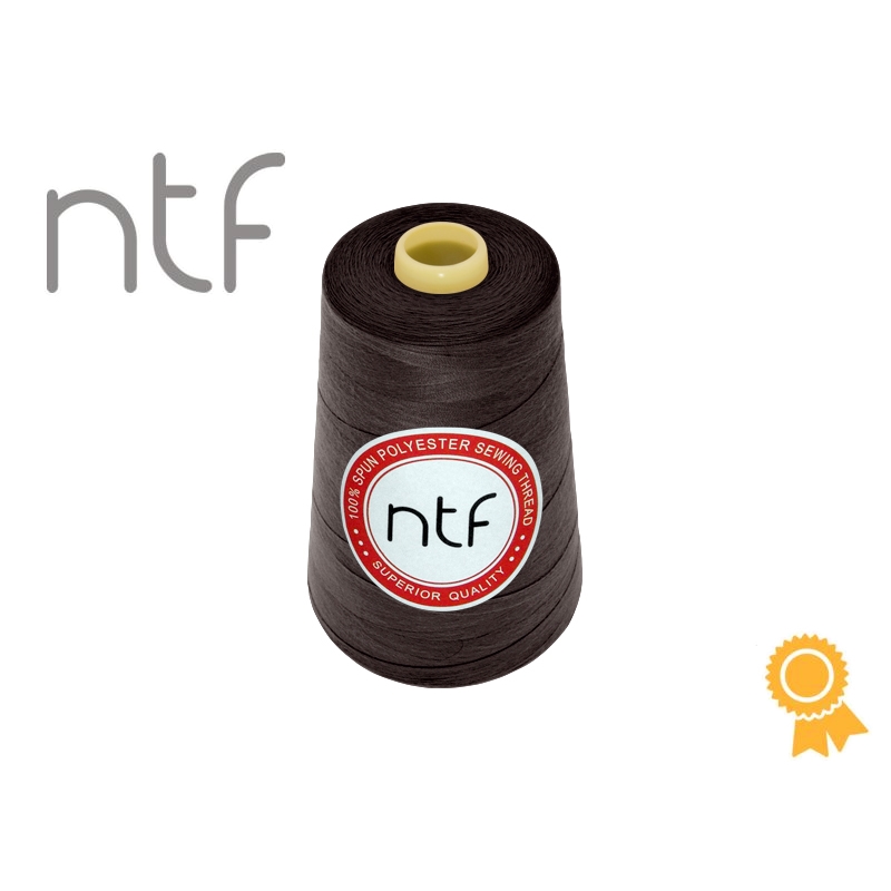 Nici poliestrowe NTF 120 (40/2)  gorzka czekolada A758 5000 yd