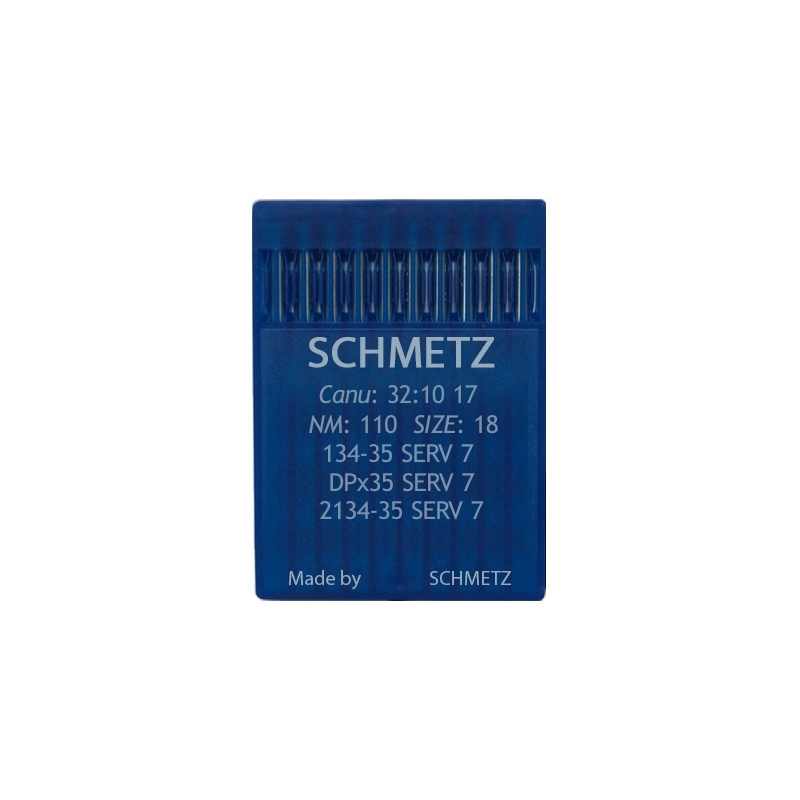 NEEDLE FOR LOCKSTITCH SEWING MACHINE SCHMETZ 134X35 SERV7 110 100 PCS