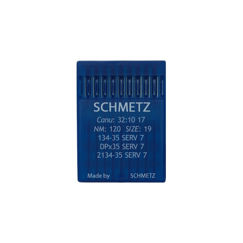 NEEDLE FOR LOCKSTITCH SEWING MACHINE SCHMETZ 134-35 SERV7 120 100 PCS