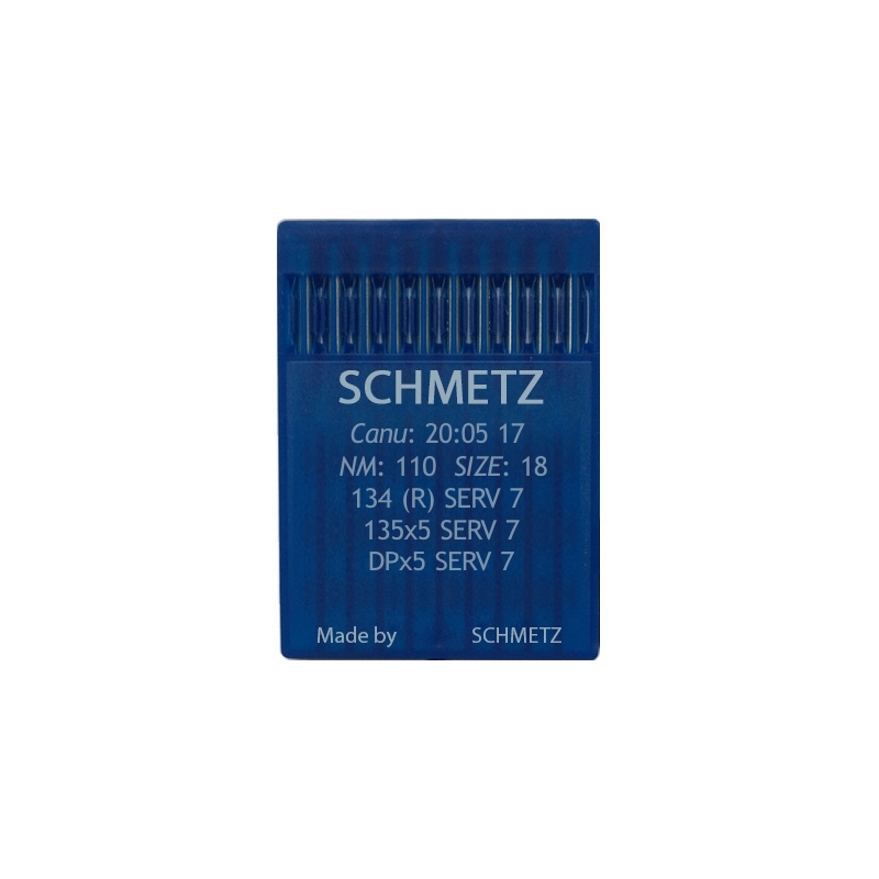 NEEDLE FOR LOCKSTITCH SEWING MACHINE SCHMETZ 135X5 SERV7 110 100 PCS