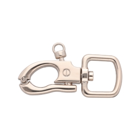 200 Nickel Plated Metal Lanyard Snap Hooks Key Chain Keychain Parts