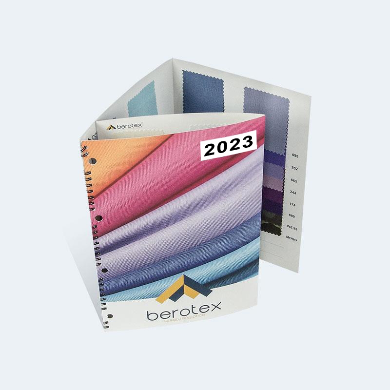 Katalog kolorów tkanin poliestrowych Oxford 600d*600d
