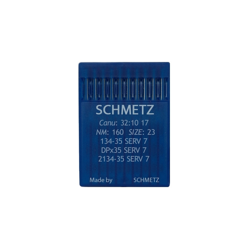 NEEDLE FOR LOCKSTITCH SEWING MACHINE SCHMETZ 134-35 SERV7 160 100 PCS
