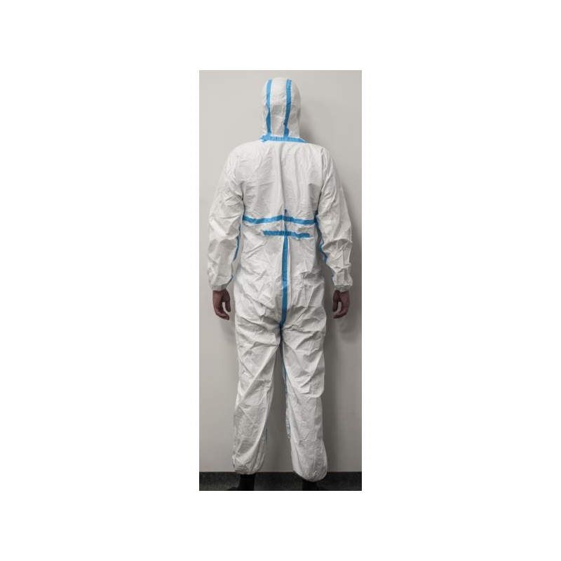 COVERALL,  WHITE - L (cat.III 3/4)