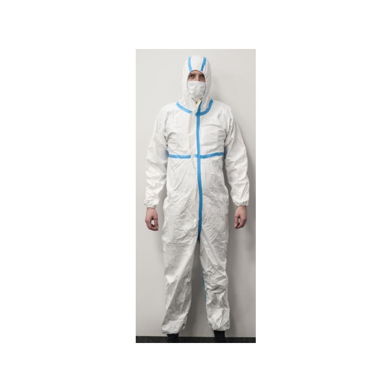 COVERALL,  WHITE - XL (cat.III 3/4)