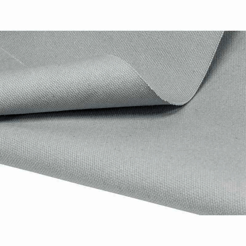 Cotton fabric canvas 400 g/m2 grey 165 cm 40 mb