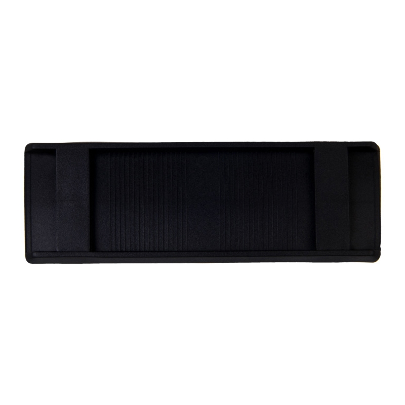 Plastic shoulder pad 40/143 mm baltazar black 200 pcs