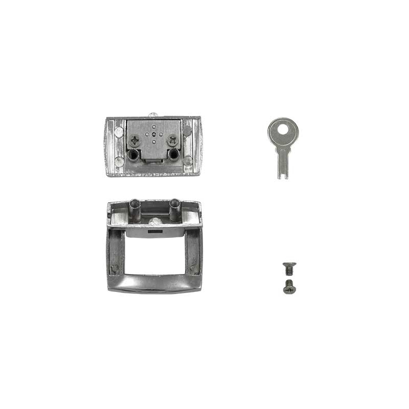 Briefcase lock 46/43 mm pbs-002 nickel 1 pcs
