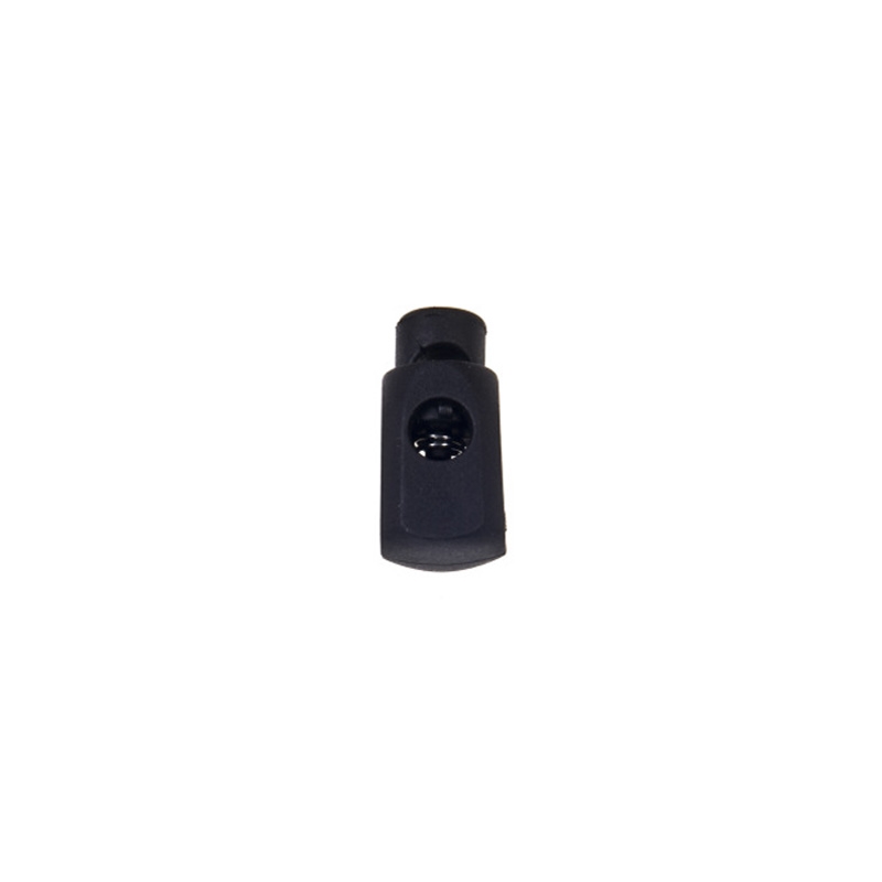 Plastic string stopper 6 mm (305-3022) single černý 100 ks