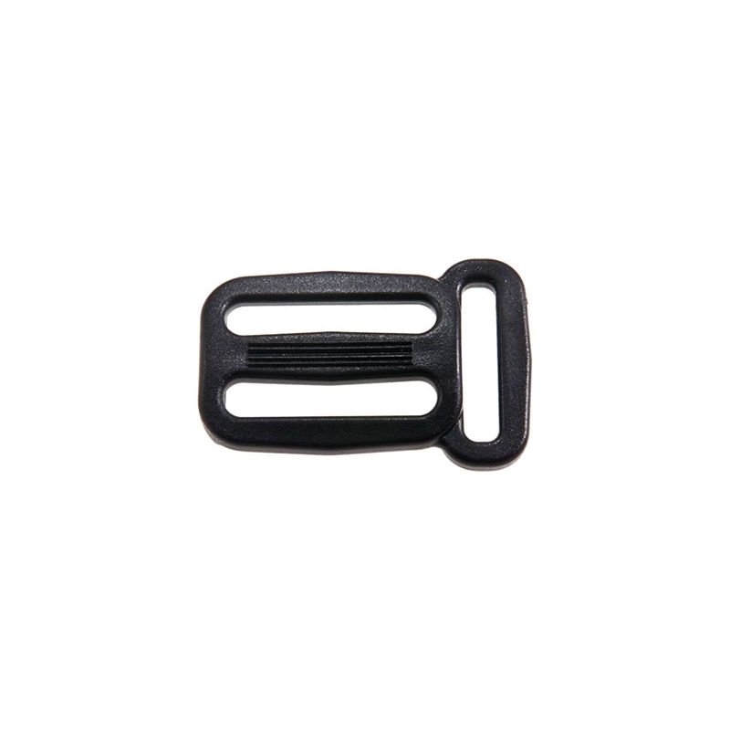 Plastic slide buckle 25/20 mm (0324-8800a) ernest black 100 pcs