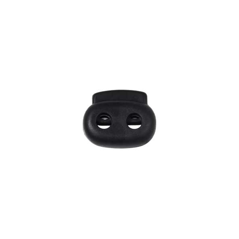 Plastic string stopper 5 mm (305-3283) double černý 100 ks