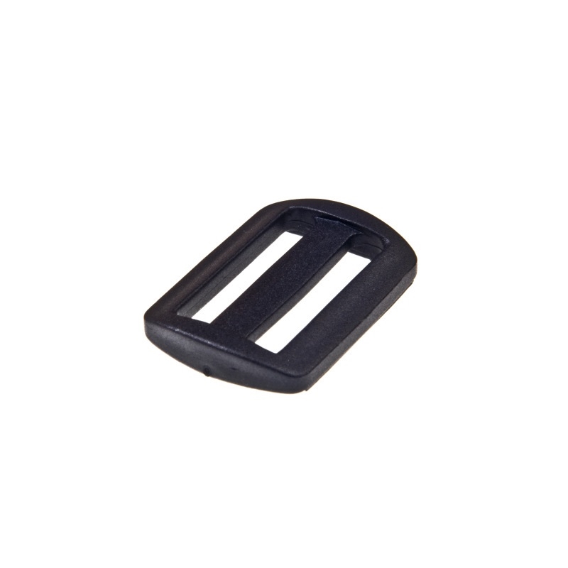 Plastic slide buckle 30/16 mm leon black 100 pcs