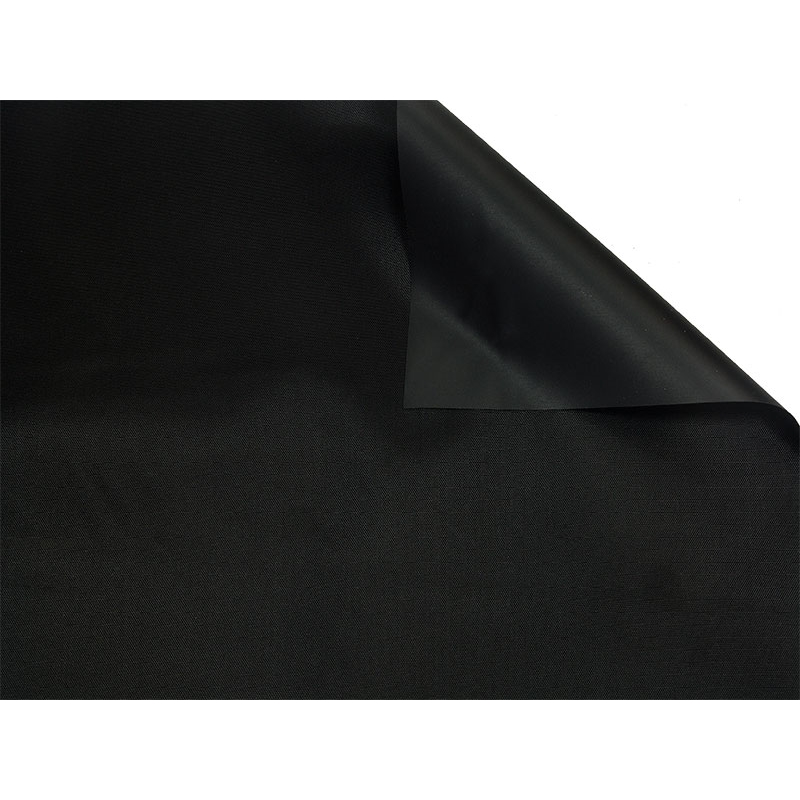 Tkanina poliestrowa 210D PVC-F A-GRADE (580) czarna