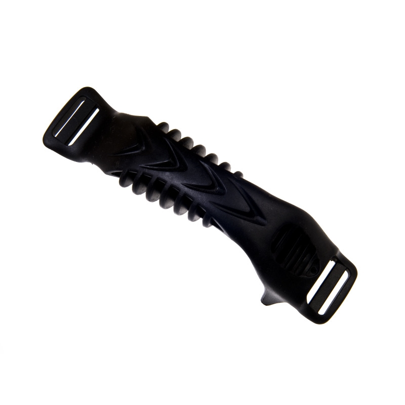 Plastic handle 25/168 mm black 1 pcs