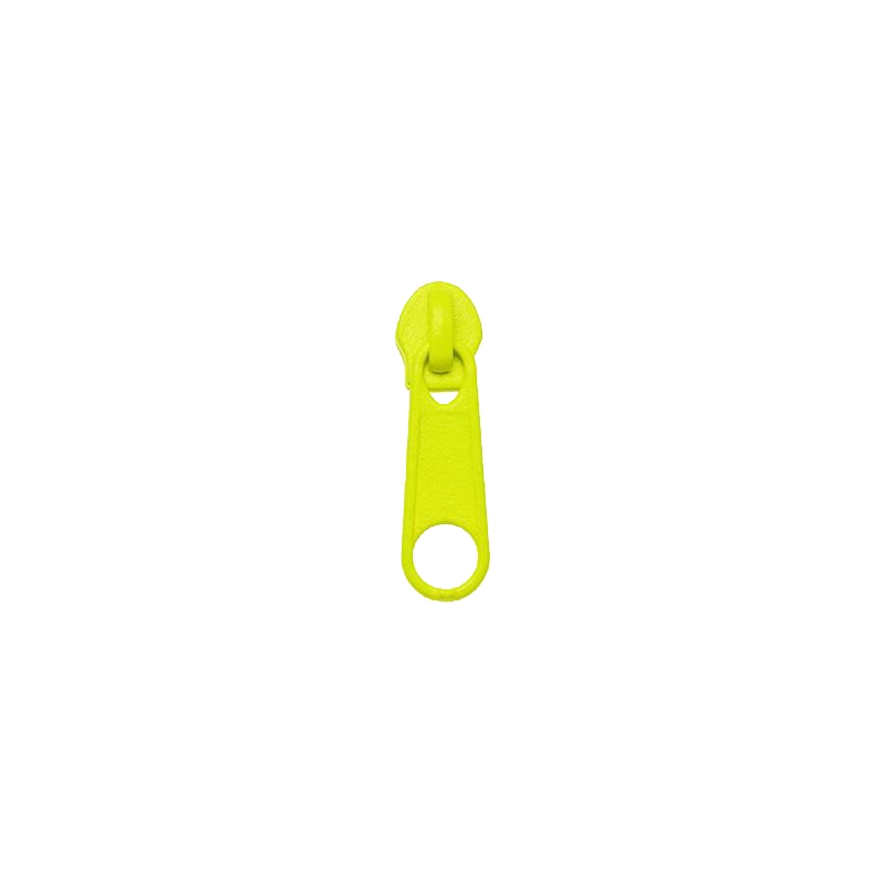 Suwak do taśmy suwakowej  spiralnej 5 non lock (1003) żółty neon