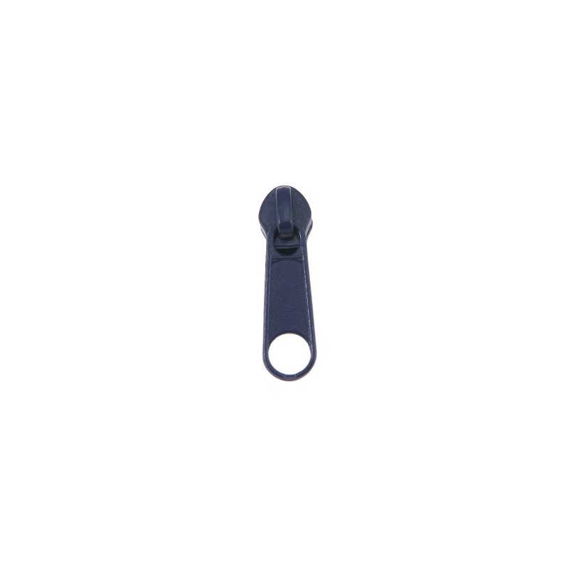 SLIDER FOR NYLON ZIPPER TAPES WITH  CORD 3 NON LOCK NAVY BLUE 500 PCS