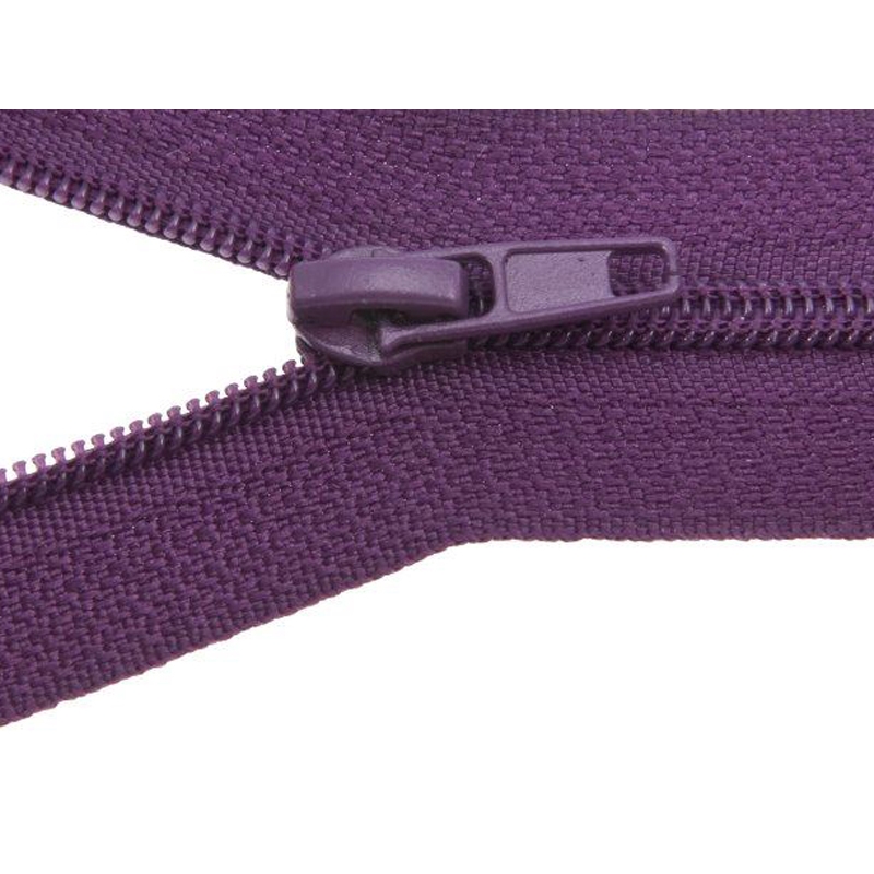 SLIDER FOR NYLON ZIPPER TAPES WITH CORD 3 AUTO LOCK VIOLET 100/500 PCS