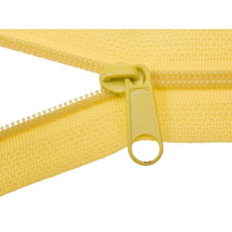 SLIDER FOR NYLON ZIPPER TAPES WITH CORD 3 NON LOCK YELLOW 504 100/500 PCS