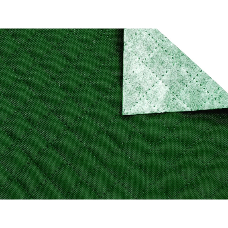 Prošívaná polyesterová tkanina 600d pu karo zelená 160 cm 25 m