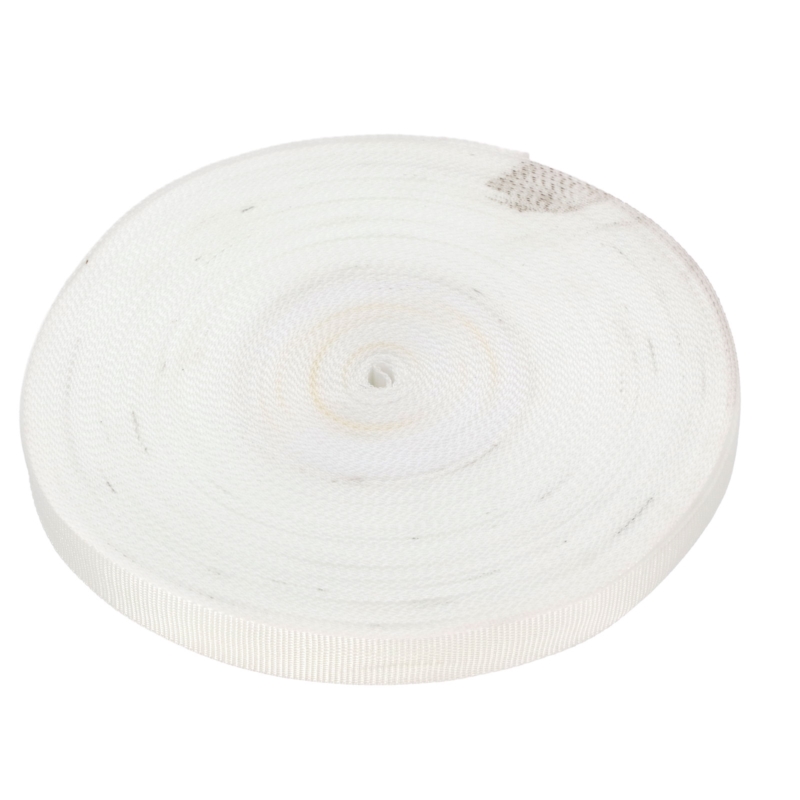 WEBBING 30 MM / 1,3 MM WHITE 501 501 PP 50 MB -  SECOND TYPE