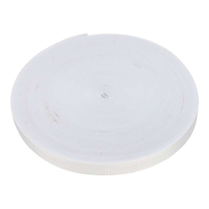 WEBBING 30 MM / 1,3 MM WHITE 501 501 PP 50 MB -  SECOND TYPE