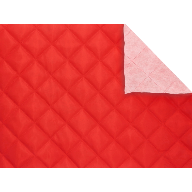 Podszewka pikowana karo 5x5 cm  (171) czerwona 25mb