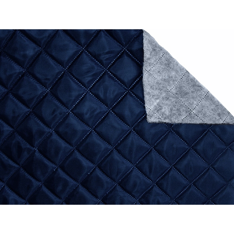 QUILTED POLYESTER LINING FABRIC 180T (058) NAVY BLUE 150 CM 25 MB