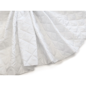 Podszewka pikowana karo 5x5 cm  (501) biała