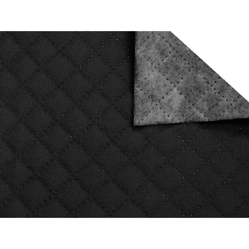 Polyester-steppstoff 600d pu-beschichtet karo grafitgrau 160 cm 25 lm