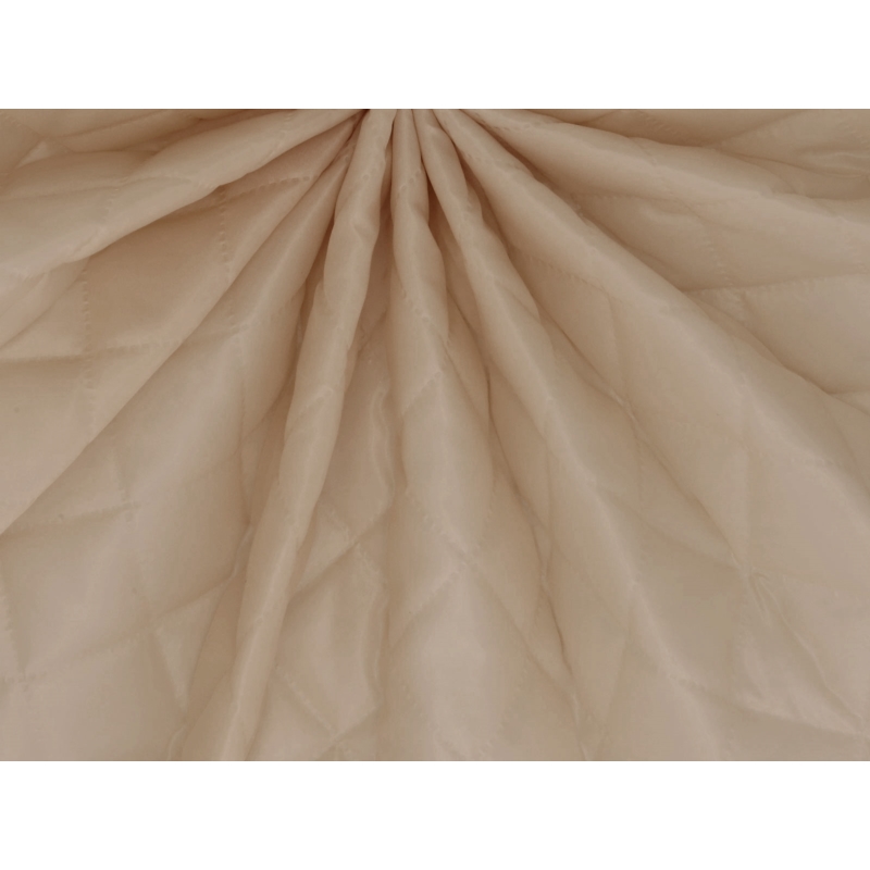 QUILTED   POLYESTER LINING   FABRIC 180T (101) BEIGE 150  CM   25 MB